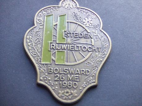 Bolsward Friesland Elfsteden rijwieltocht 1980